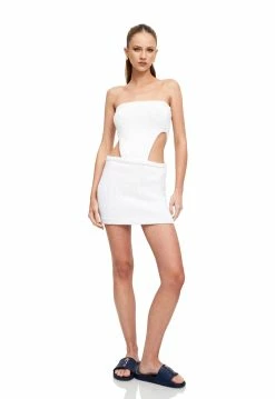 Lioness US Shopify REIGNITE MINI DRESS - WHITE
