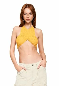 Lioness US Shopify CAVALLI WRAP TOP - ORANGE -Lioness Sales Shop LT88 598 1 ORANGE