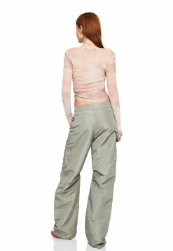 Lioness US Shopify LA MER MESH TOP - DESERT -Lioness Sales Shop LT88 620 3 DESERT LB88 381 10 SAGE 8