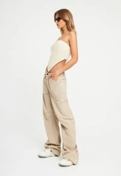 Alternative view of Lioness US Shopify PAMMY DENIM TOP - CREAM