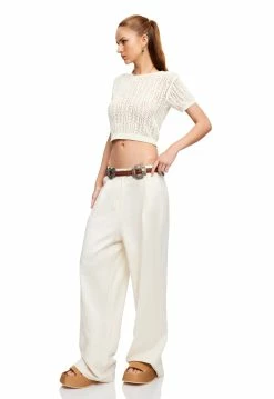 Lioness US Shopify SHADOWS CROP - PARCHMENT -Lioness Sales Shop LT88 644 8PARCHMENT LB88 488OFFWHITE6