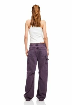 Lioness US Shopify MIAMI VICE JEANS - PLUM -Lioness Sales Shop LT88 657 1 WHITE LB88 381 18 PLUM 11