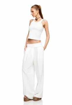 Lioness US Shopify SCHIFFER PANT - WHITE SMOKE -Lioness Sales Shop LT88 657 1 WHITE LB88 522 WHITE SMOKE 4
