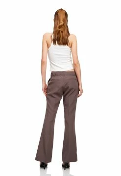 Lioness US Shopify CRAWFORD PANT - PLUM -Lioness Sales Shop LT88 657 1 WHITE LB88 523 PLUM 11