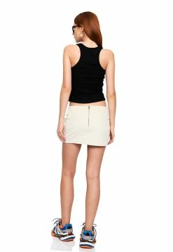 Lioness US Shopify GISELE CORDUROY MINI - BEIGE -Lioness Sales Shop LT88 657 1BLACK LB88 492BEIGE12