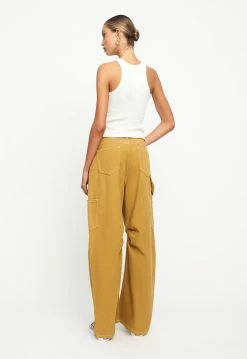 Lioness US Shopify MIAMI VICE PANT - MUSTARD -Lioness Sales Shop LT88 657 1WHITE LB88 381 1MUSTARD10