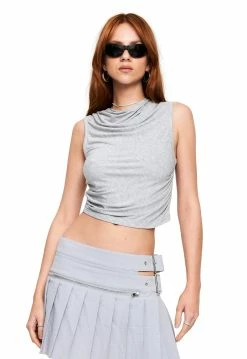 Alternative view of Lioness US Shopify MEDUSA TOP - GREY MARLE