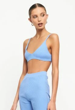 Lioness US Shopify PALMETTO BRA TOP - BLUE -Lioness Sales Shop LT88 714 LB88 487BLUE3