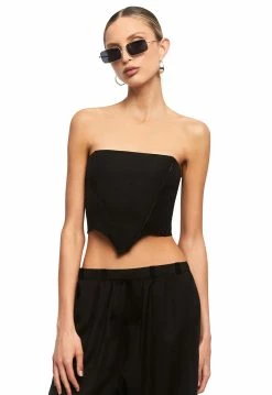 Lioness US Shopify LA QUINTA TUBE TOP - BLACK -Lioness Sales Shop LT88 715BLACK LB88 488BLACK5