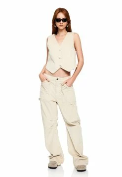 Alternative view of Lioness US Shopify GISELE VEST - BEIGE