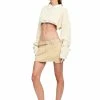 Lioness US Shopify SONNY KNIT CROP - CREAM