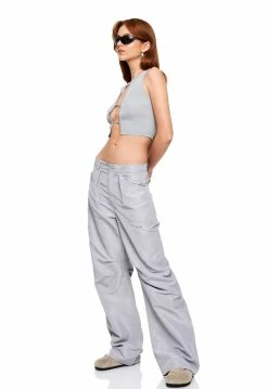 Alternative view of Lioness US Shopify RESURGANCE CROP - GREY