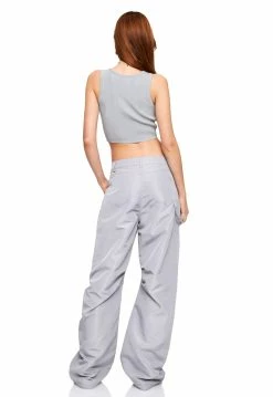 Lioness US Shopify RESURGANCE CROP - GREY -Lioness Sales Shop LT88 742 GREY LB88 381 10 GREY 11