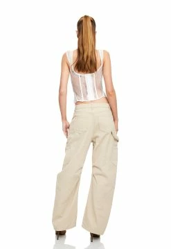 Lioness US Shopify SOME LIKE IT HOT LACE CORSET - GHOST WHITE -Lioness Sales Shop LT88 744GHOSTWHITE LB88 381 1BEIGE8