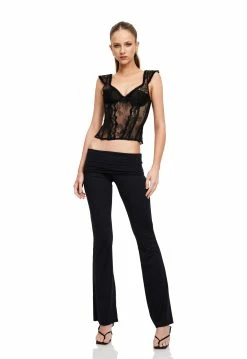 Lioness US Shopify SOME LIKE IT HOT LACE CORSET - ONYX -Lioness Sales Shop LT88 744ONYX LB88 544LICORICE1