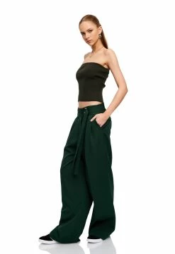 Alternative view of Lioness US Shopify GIRL IN LOVE TUBE TOP - JUNGLE GREEN
