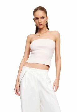 Lioness US Shopify GIRL IN LOVE TUBE TOP - SPANISH PINK -Lioness Sales Shop LT88 759SPANISHPINK LB88 515SNOW3