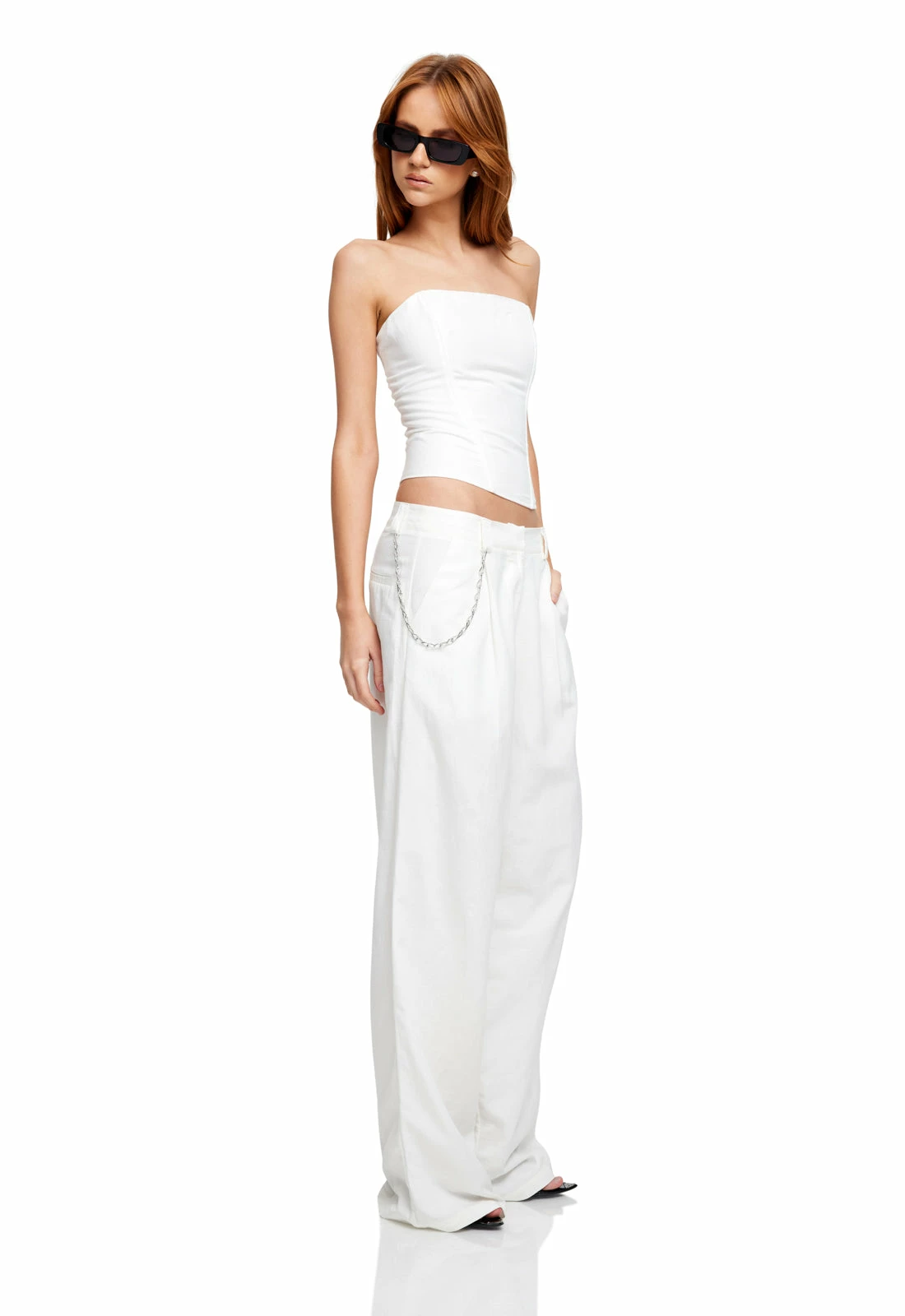 Lioness US Shopify SEBASTIAN PANT - SNOW 3 Lioness US Shopify SEBASTIAN PANT - SNOW - Image 3