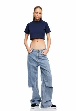 Lioness US Shopify STONE COLD CROP - OXFORD BLUE -Lioness Sales Shop LT88 771OXFORDBLUE LB88 499DUKEBLUE1