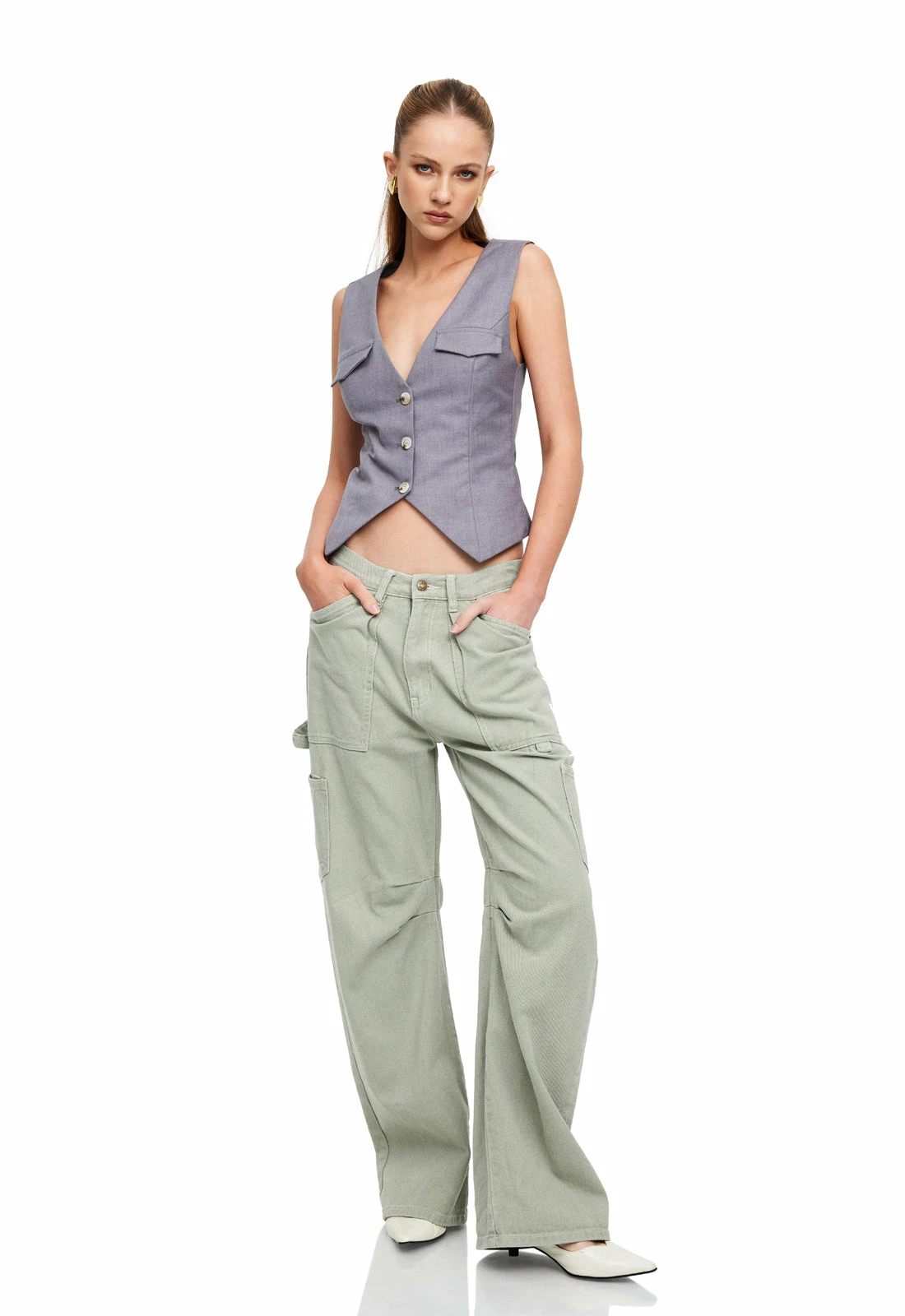 Lioness US Shopify MIAMI VICE PANT - LIGHT KHAKI 5 Lioness US Shopify MIAMI VICE PANT - LIGHT KHAKI - Image 5