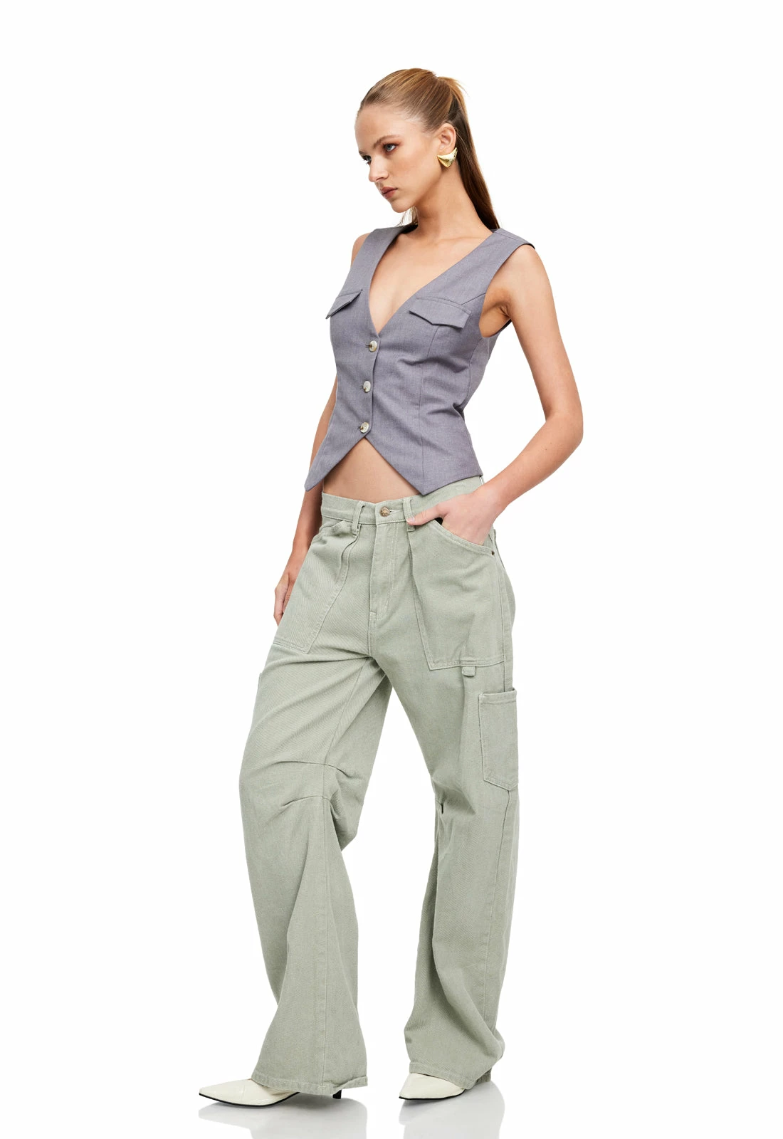 Lioness US Shopify MIAMI VICE PANT - LIGHT KHAKI 1 Lioness US Shopify MIAMI VICE PANT - LIGHT KHAKI