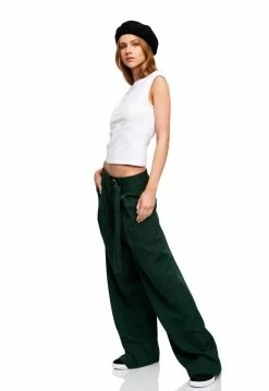 Lioness US Shopify GIGI BAGGY PANT - MOSS -Lioness Sales Shop LT88 790 BABY POWDER LB88 551 MOSS 13