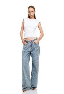 Lioness US Shopify CLAUDE TANK - BABY POWDER