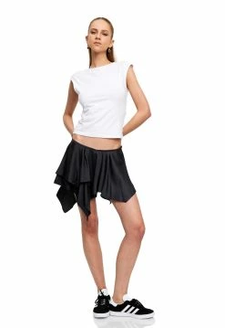 Lioness US Shopify TURLINGTON MINI SKIRT - DARK OLIVE -Lioness Sales Shop LT88 790BABYPOWDER LB88 525DARKOLIVE3