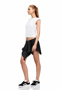 Lioness US Shopify TURLINGTON MINI SKIRT - DARK OLIVE -Lioness Sales Shop LT88 790BABYPOWDER LB88 525DARKOLIVE6