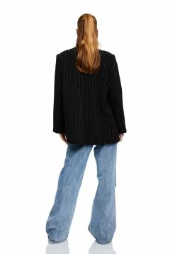 Lioness US Shopify NAOMI PINSTRIPE BLAZER - BLACK PINSTRIPE -Lioness Sales Shop LT88 792BABYPOWDER LB88 499DUKEBLUE LC88 560BLACKPINSTRIPE8
