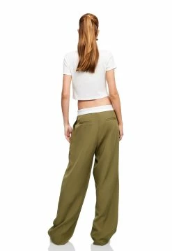 Lioness US Shopify CITY OF ANGELS PANT - JUNGLE GREEN -Lioness Sales Shop LT88 792BABYPOWDER LB88 508JUNGLEGREEN6