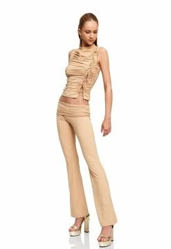 Lioness US Shopify AMÉLIE PANT - LATTE -Lioness Sales Shop LT88 795 LATTE LB88 544 LATTE 22