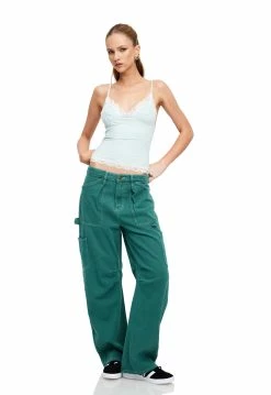 Lioness US Shopify MIAMI VICE PANT - FOREST GREEN 9 Lioness US Shopify MIAMI VICE PANT - FOREST GREEN -Lioness Sales Shop LT88 811BABYBLUE LB88 381 1FORESTGREEN4