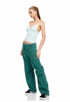 Lioness US Shopify MIAMI VICE PANT - FOREST GREEN