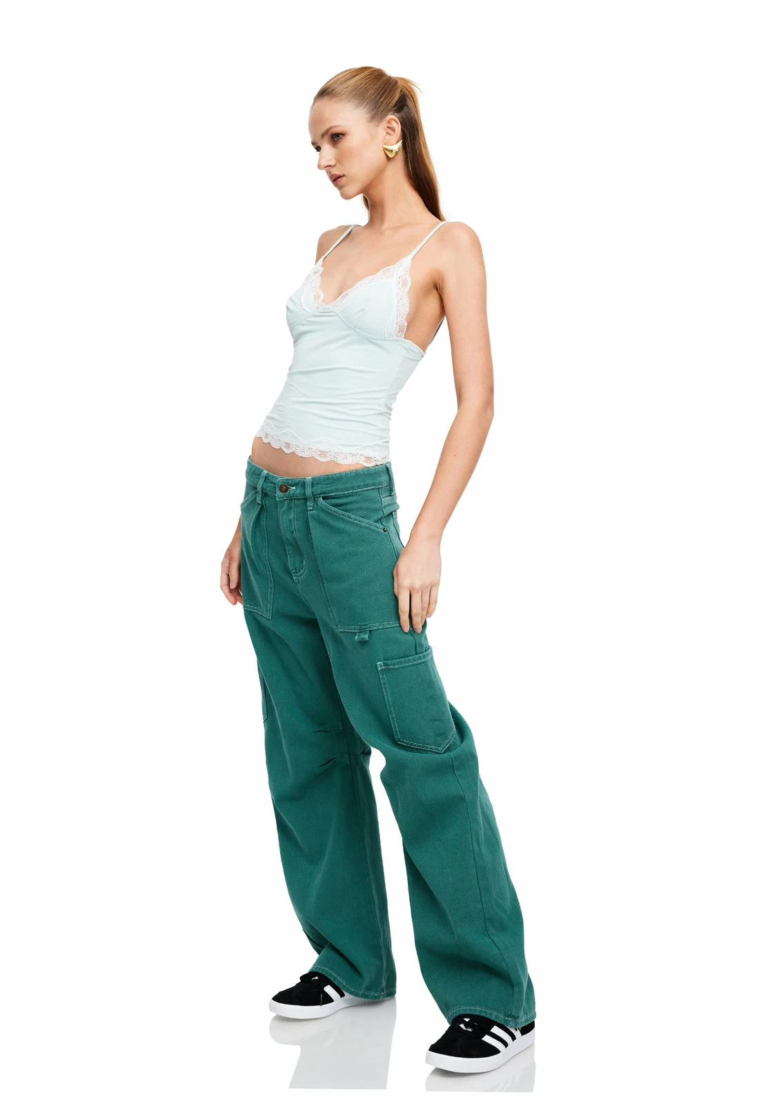 Lioness US Shopify MIAMI VICE PANT - FOREST GREEN 1 Lioness US Shopify MIAMI VICE PANT - FOREST GREEN