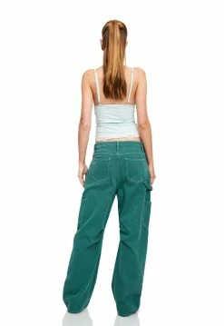 Lioness US Shopify MIAMI VICE PANT - FOREST GREEN 10 Lioness US Shopify MIAMI VICE PANT - FOREST GREEN -Lioness Sales Shop LT88 811BABYBLUE LB88 381 1FORESTGREEN8