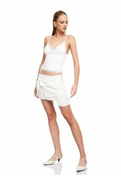 Lioness US Shopify DOS FITTED CAMI - WHITE -Lioness Sales Shop LT88 811WHITE LB88 503 1SNOW6