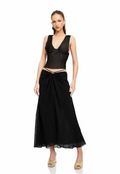 Lioness US Shopify CIPRIANI SKIRT - PITCH -Lioness Sales Shop LT88 822 2 LB88 565 PITCH 2 5b5de0ee1a49464e921df847f53d4497