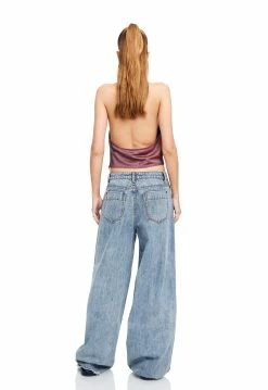 Lioness US Shopify SAN ANTONIA TOP - CARDINAL -Lioness Sales Shop LT88 824 CARDINAL LB88 570 1 FADED DENIM 6