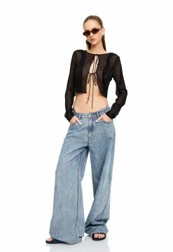 Lioness US Shopify EIVISSA BAGGY JEAN - FADED DENIM