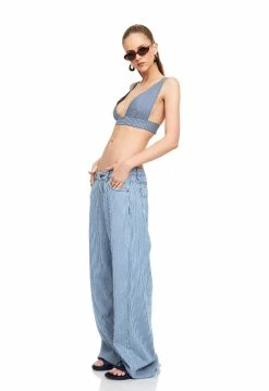 Lioness US Shopify EIVISSA BAGGY JEAN - BLUE DENIM STRIPE -Lioness Sales Shop LT88 826 LB88 570 BLUE DENIM STRIPE 20 f4672bbce9814d3db69d6f25ae77ed29