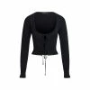 Lioness US Shopify RESURGANCE CROP CARDI - BLACK