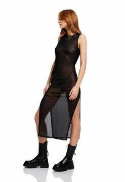 Lioness US Shopify TRUE ROMANCE MIDI - ONYX -Lioness Sales Shop TRUEROMANCE 8